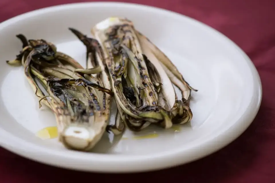 Radicchio in friggitrice ad aria - croccante e perfetto coi formaggi